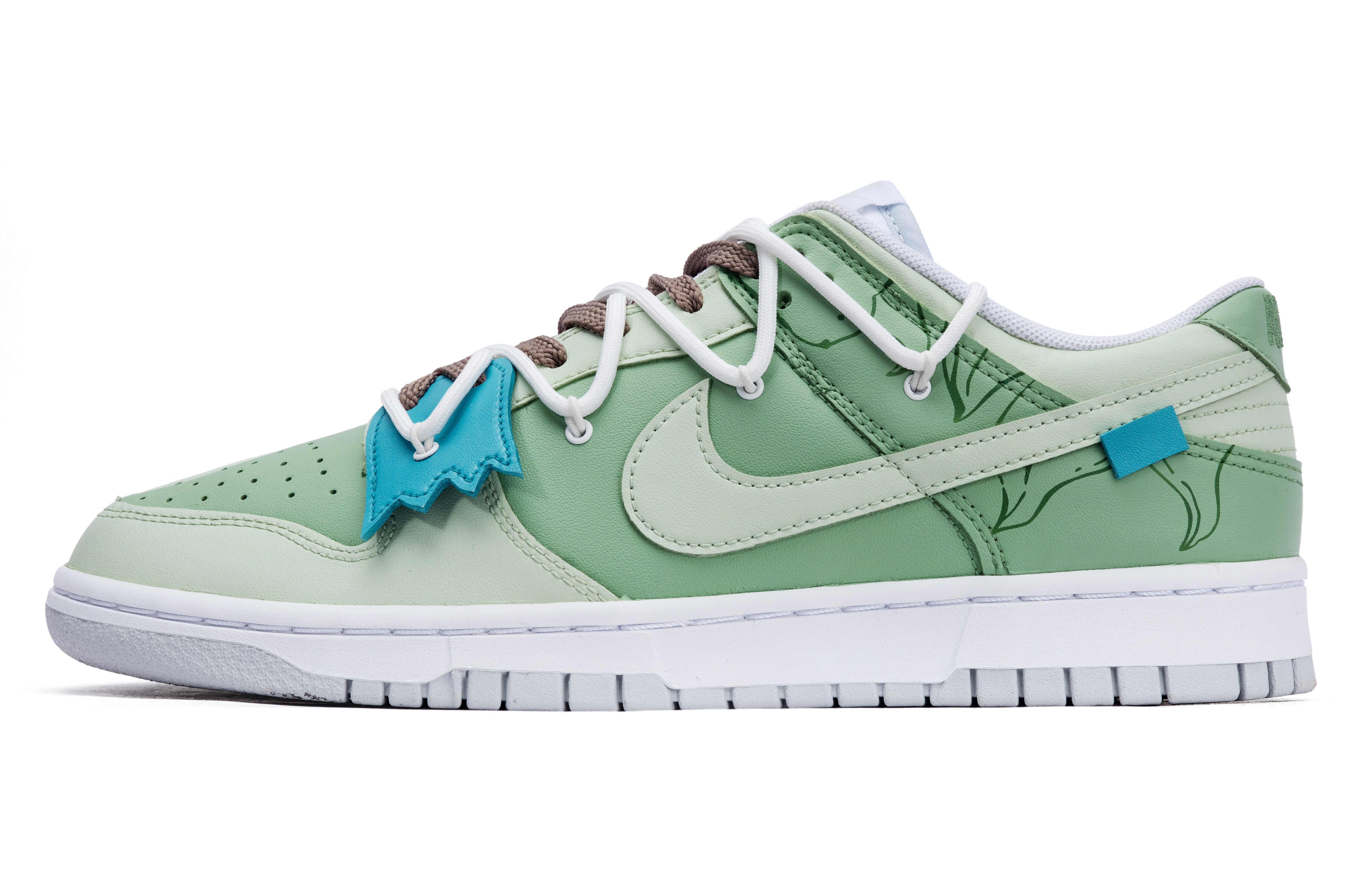 Buy 나이키 덩크 로우 '정글 오아시스' (커스텀) DV0831-101(Team44-丛林绿洲)