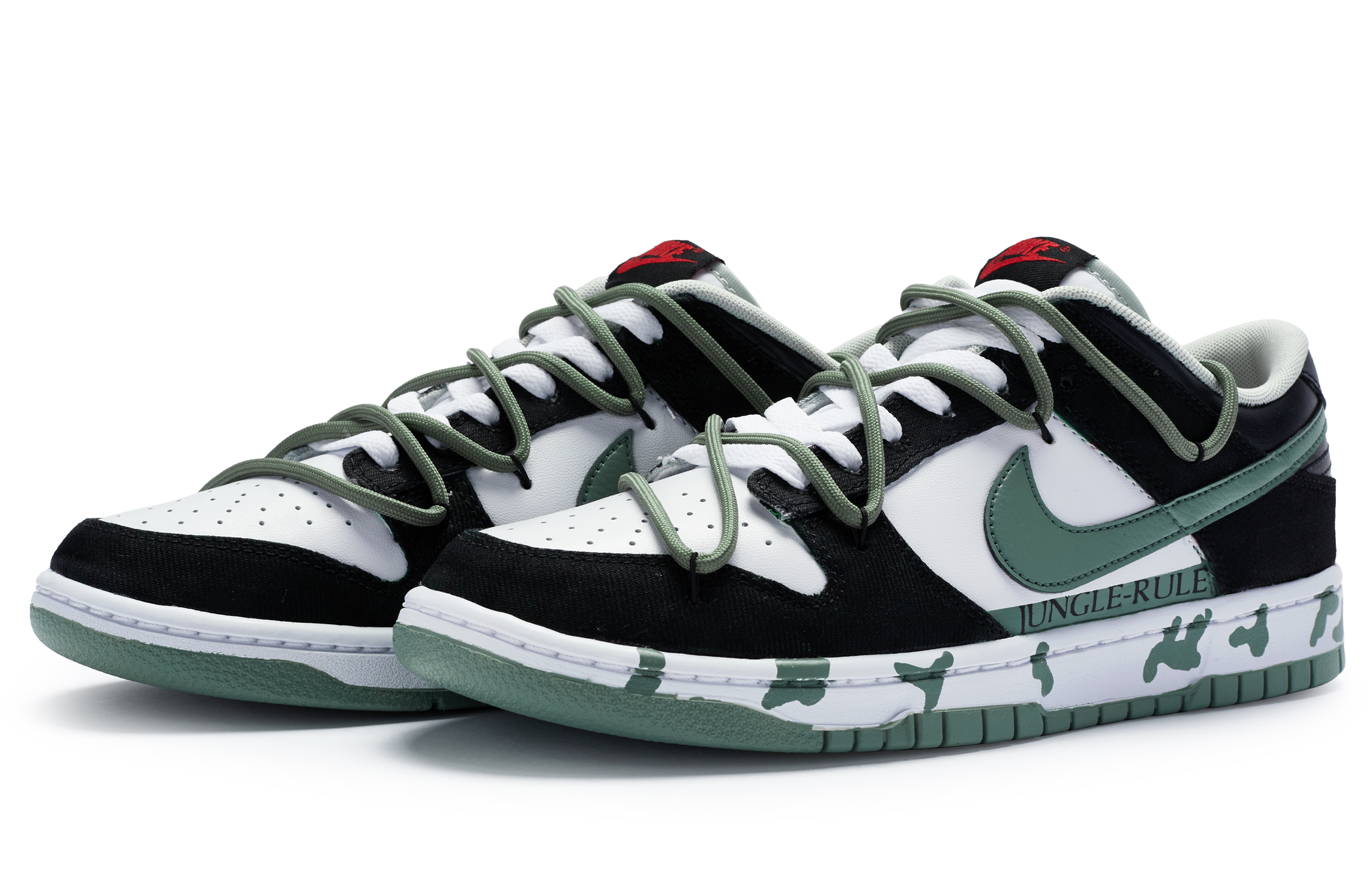 Lookbook [定制鞋款] 耐克Dunk低帮 '丛林规则' DV0827-100(Team80-男款丛林法则)