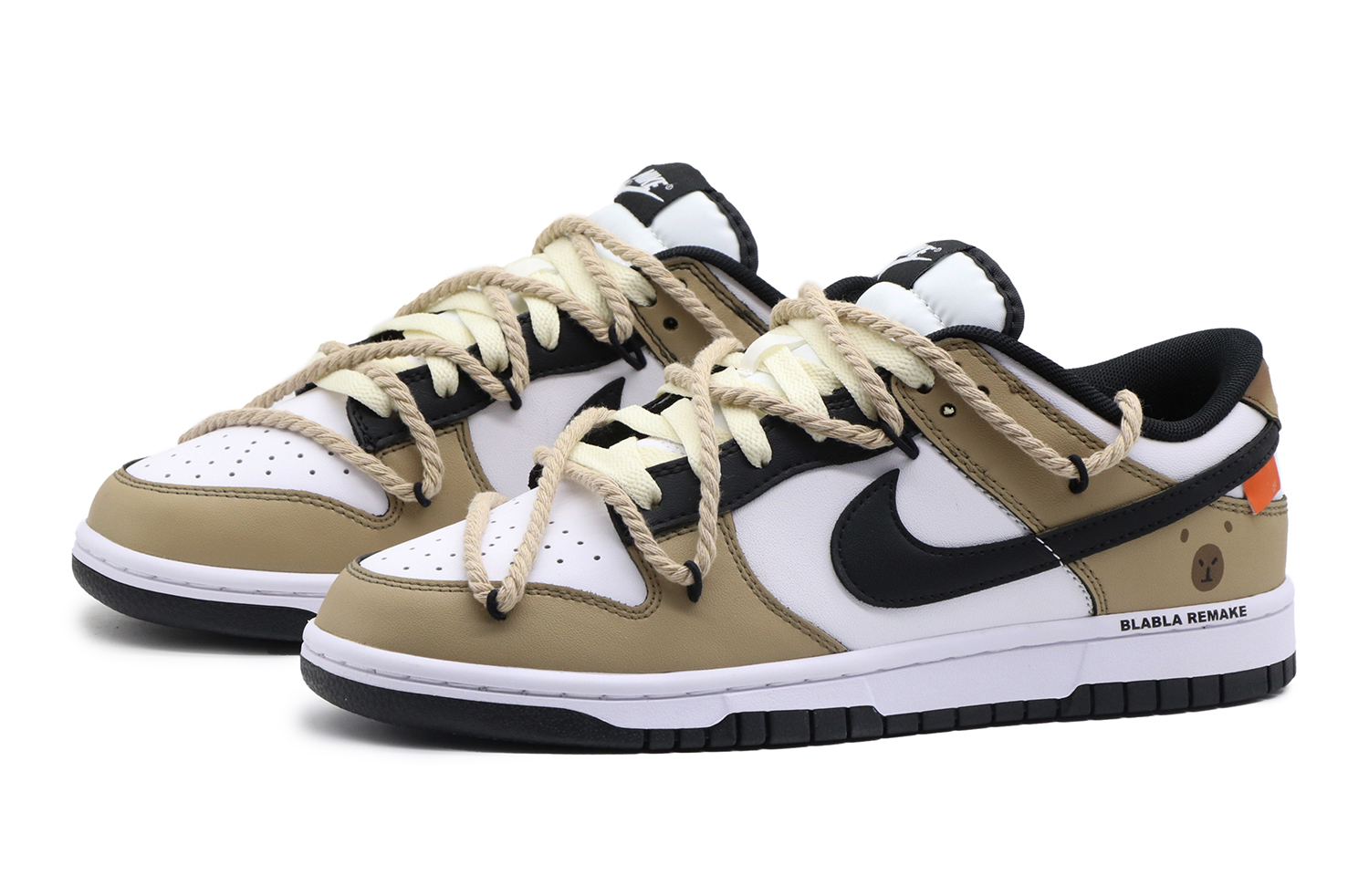 Lookbook [Kasot Kastam] Nike Dunk Low 'Kapibara Street Deconstructed Mocha Coklat' CW1590-100-485290