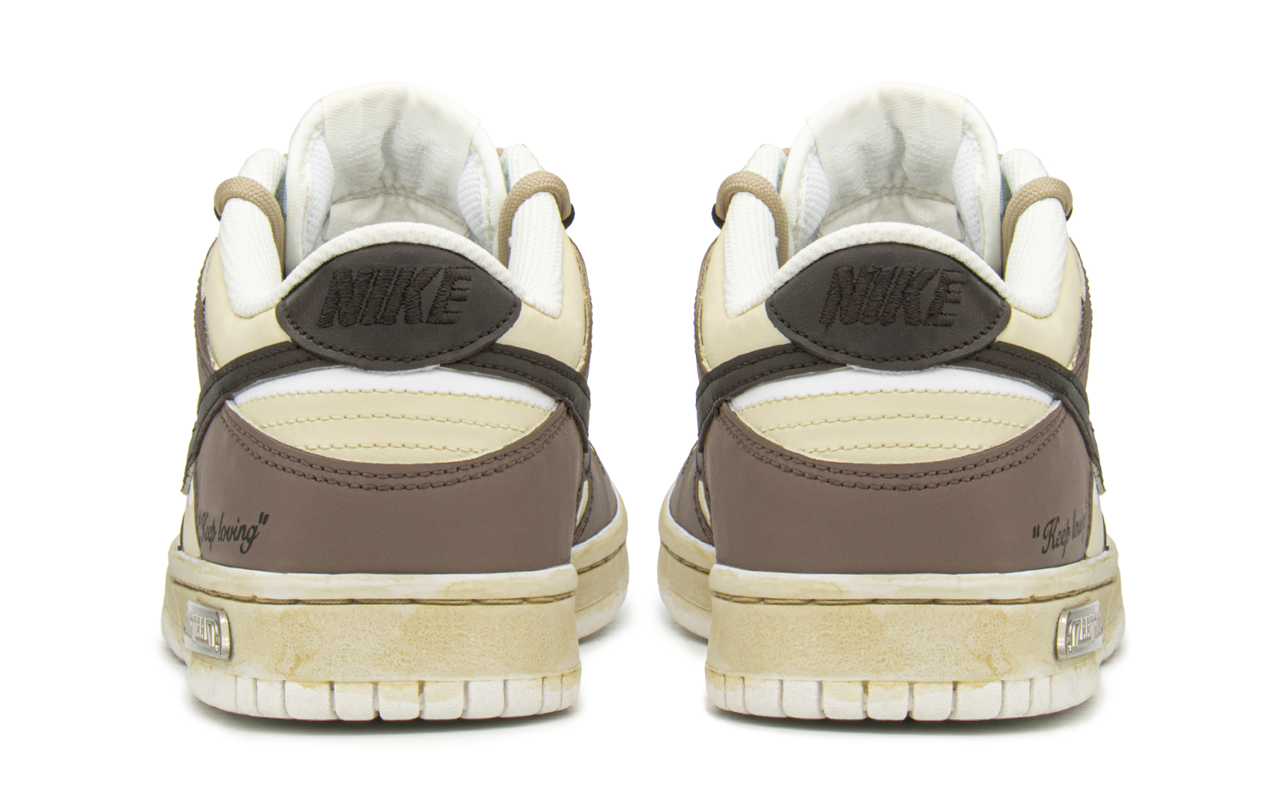 Shop [定制鞋款] 耐克Dunk低帮 '卡其棕' DH9765-100(TeamA-热巧克力DK)