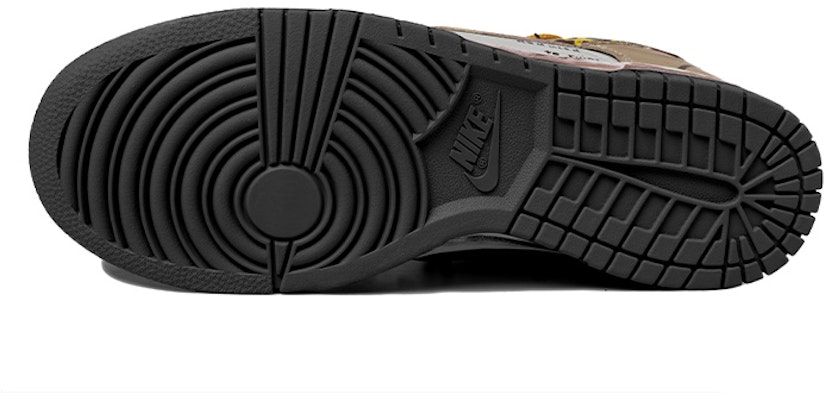 【定制球鞋】Nike Dunk Low 卡其棕 解構風 復古 做舊 Vibe風 刮痕 雙X 字母 低幫 板鞋 GS 棕白 Sizing 【定制球鞋】Nike Dunk Low 卡其棕 解構風 復古 做舊 Vibe風 刮痕 雙X 字母 低幫 板鞋 GS 棕白