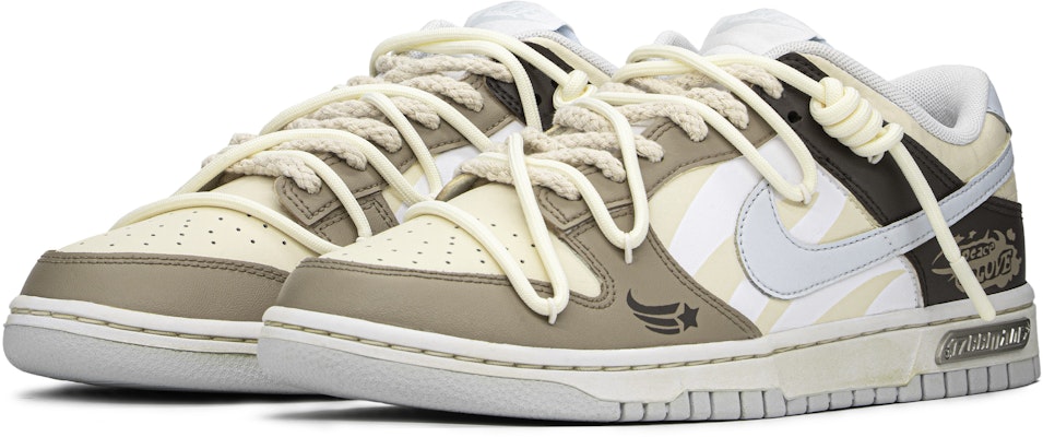 나이키 덩크 로우 '카키 브라운 레트로' (커스텀) DV0831-101(TeamA-复古次元) Lookbook 나이키 덩크 로우 '카키 브라운 레트로' (커스텀) DV0831-101(TeamA-复古次元)