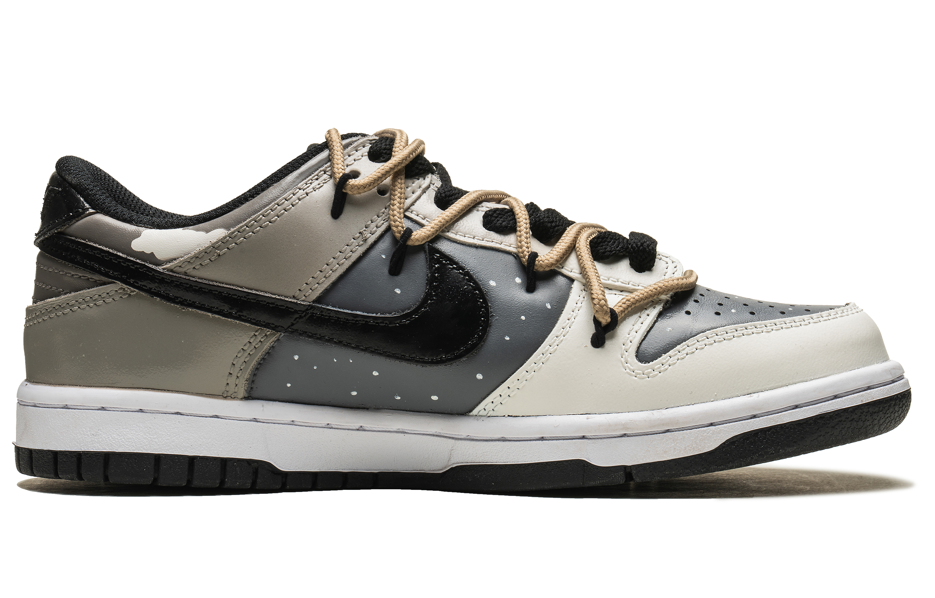 Lookbook [Sepatu Kustom] Nike Dunk Low 'Khaki Cloud' DD1391-100(TeamB-灰彩云行)