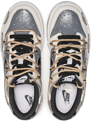 【客製球鞋】Nike Dunk Low 野鶴製造 灰彩雲行 低筒 滑板鞋 男款 卡其色 Details for 【客製球鞋】Nike Dunk Low 野鶴製造 灰彩雲行 低筒 滑板鞋 男款 卡其色
