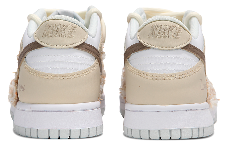 Shop [Sepatu Custom] Nike Dunk Low 'Khaki Cottagecore Heartwave' DH9765-102(Team24-女款田园小香风卡其色)