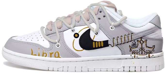 custom-shoes-nike-dunk-low-khaki-grey-zodiac
