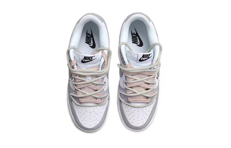 Shop [Kasut Custom] Nike Dunk Low 'Khaki Grey Zodiac' DH9765-100(Team拾玖-天秤座女S-BOX)