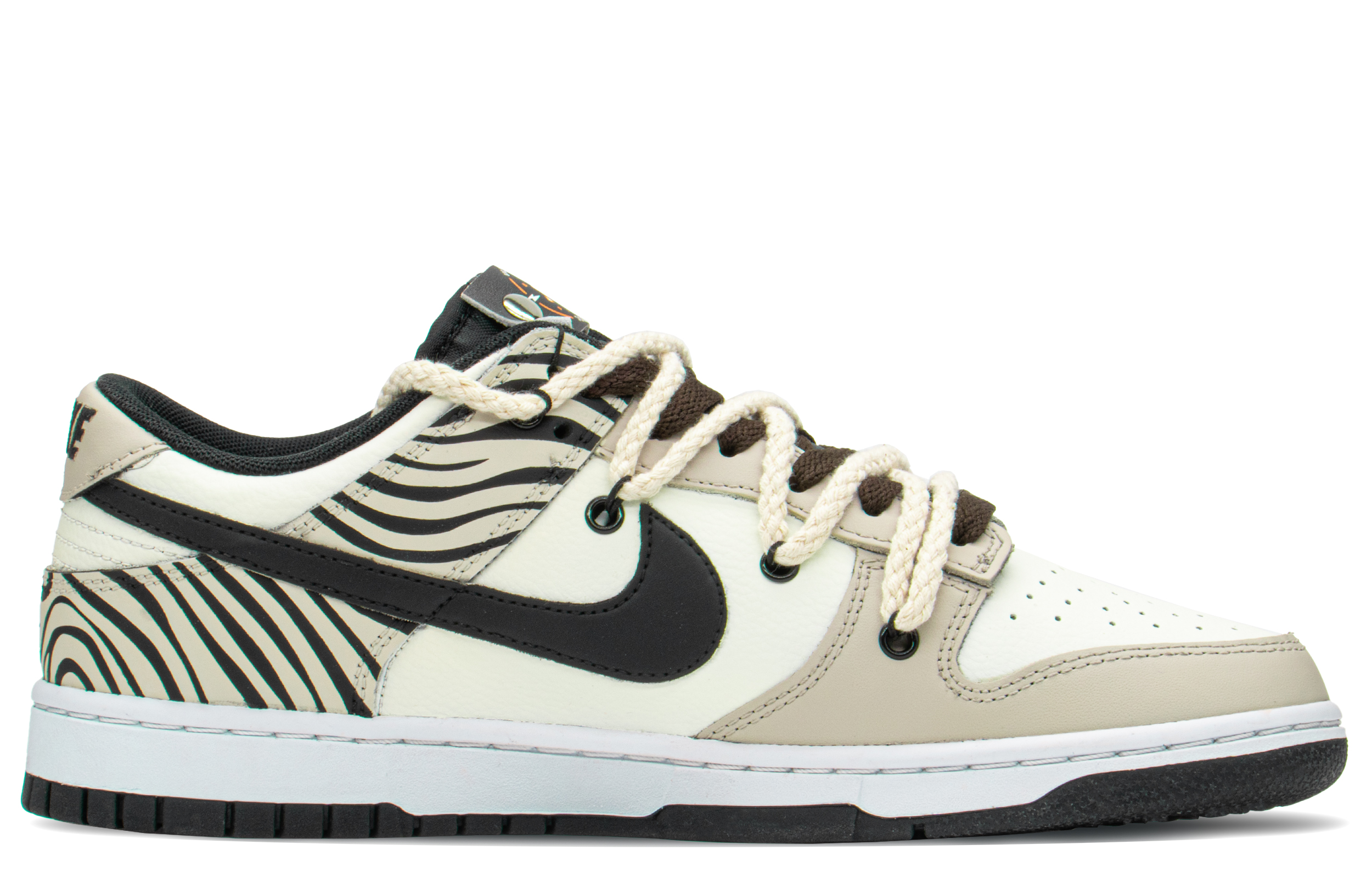 Order 나이키 덩크 로우 '카키 팬다 해체된 하트' (71 characters) DJ6188-002(TeamA-DKL斑马纹男S-BOX)