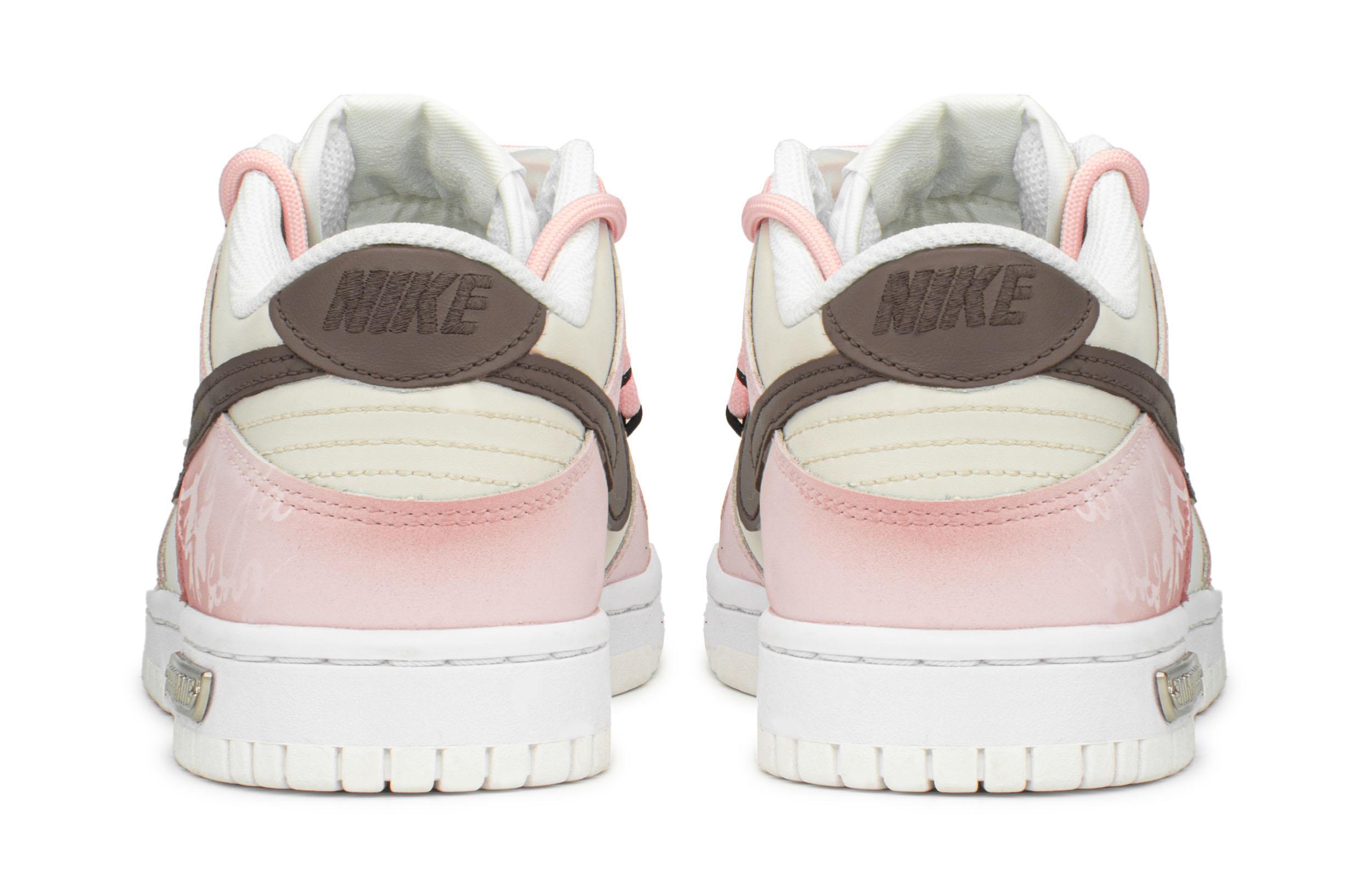 Shop [Nike Kustom] Dunk Low 'Khaki Pink Butterfly' DH9765-100(TeamA-DK复古少女S-BOX)