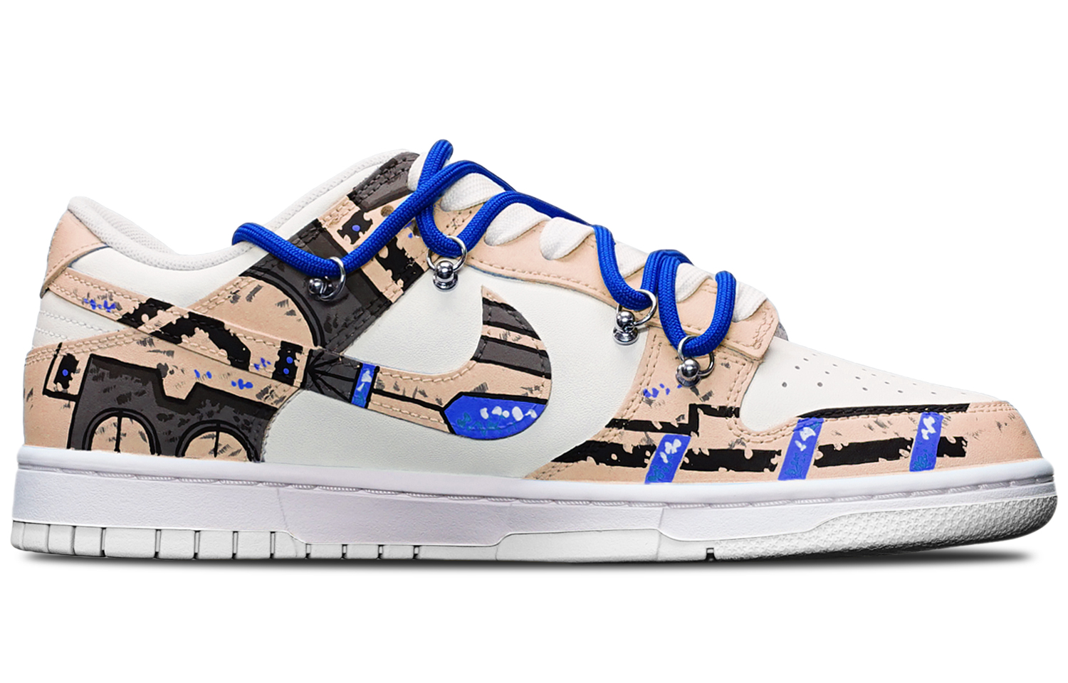 [Custom Shoes] Nike Dunk Low 'Khaki White Gundam' 圖 2