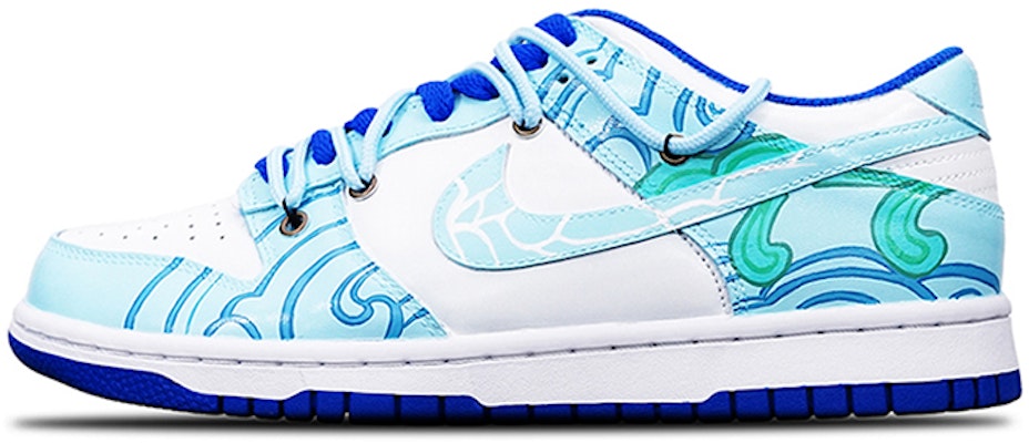 【定制球鞋】Nike Dunk Low 酷飒一夏 王者榮耀 諸葛亮 時雨天司 解構鞋帶 電玩 低幫 板鞋 GS 北卡藍 Buy 【定制球鞋】Nike Dunk Low 酷飒一夏 王者榮耀 諸葛亮 時雨天司 解構鞋帶 電玩 低幫 板鞋 GS 北卡藍