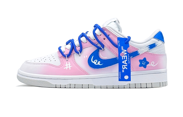 Buy 나이키 덩크 로우 '클라인 블루 핑크 스타' (Nike Dunk Low 'Klein Blue Pink Star') DV0831-101(Team88-克莱因蓝星星S-BOX)