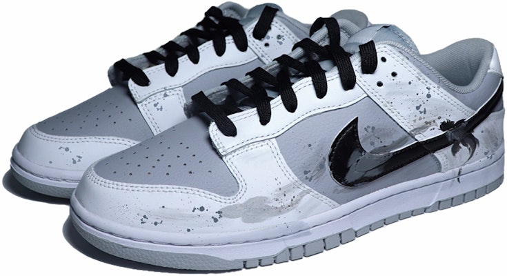 나이키 덩크 로우 '코이 용 먹물' (커스텀) DJ6188-003(team25-水墨鲤鱼) Lookbook 나이키 덩크 로우 '코이 용 먹물' (커스텀) DJ6188-003(team25-水墨鲤鱼)