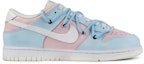 Order 【訂製球鞋】Nike Dunk Low 酷咪 雙鞋帶 解構風 手繪塗鴉 低幫 板鞋 GS 白藍粉