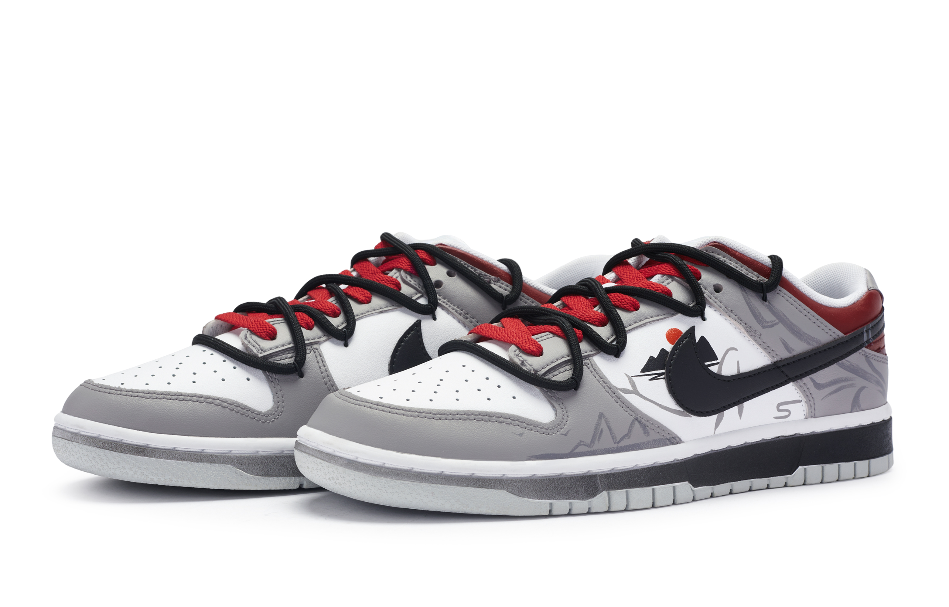 Shop 나이키 덩크 로우 '곤붕 중국풍경' (Nike Dunk Low 'Gonbung Jungguk Punggyeong') DH9765-102(Team80-女款鲲鹏)