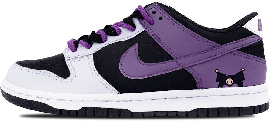 【定制球鞋】Nike Dunk Low 庫洛米配色 防滑耐磨 低幫 板鞋 GS 黑紫 Buy 【定制球鞋】Nike Dunk Low 庫洛米配色 防滑耐磨 低幫 板鞋 GS 黑紫
