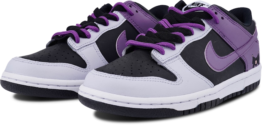 【定制球鞋】Nike Dunk Low 庫洛米配色 防滑耐磨 低幫 板鞋 GS 黑紫 Lookbook 【定制球鞋】Nike Dunk Low 庫洛米配色 防滑耐磨 低幫 板鞋 GS 黑紫