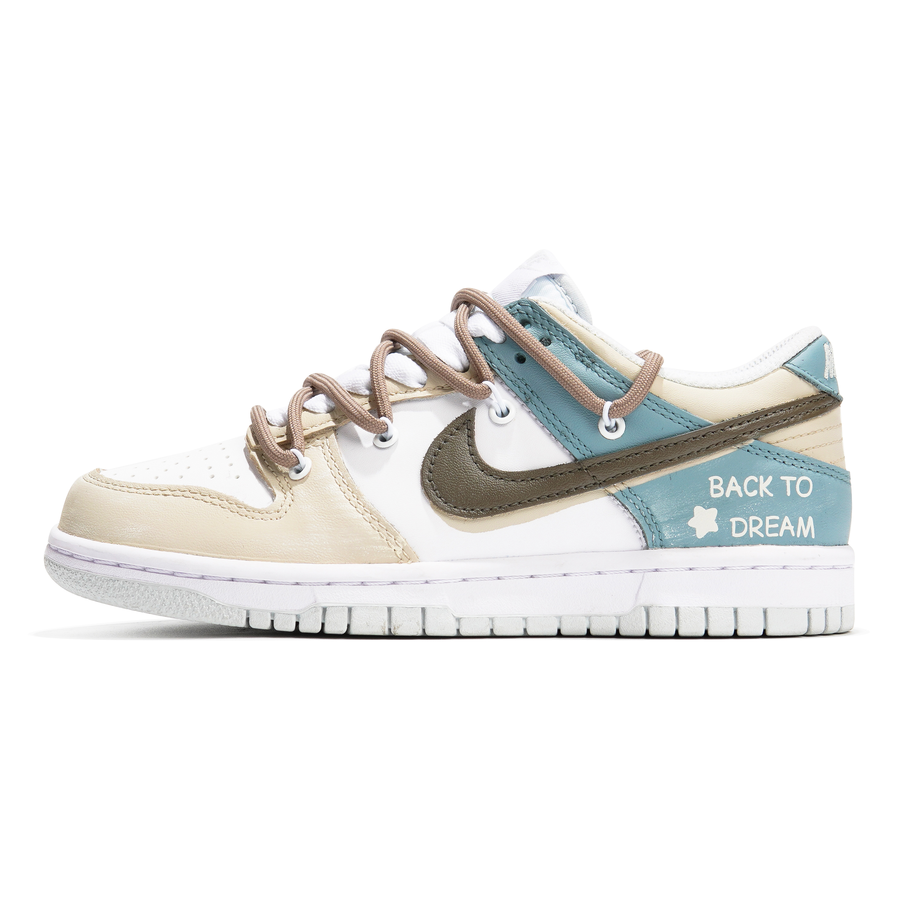 Buy [Sepatu Custom] Nike Dunk Low 'Lab Consistency Green Foam Distressed' DV0831-101-469087