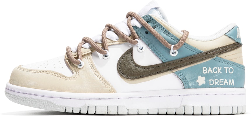 【定制球鞋】Nike Dunk Low 參次實驗室 始終如一 青沫做舊 防滑耐磨 低筒 板鞋 男款 杏仁色 Buy 【定制球鞋】Nike Dunk Low 參次實驗室 始終如一 青沫做舊 防滑耐磨 低筒 板鞋 男款 杏仁色