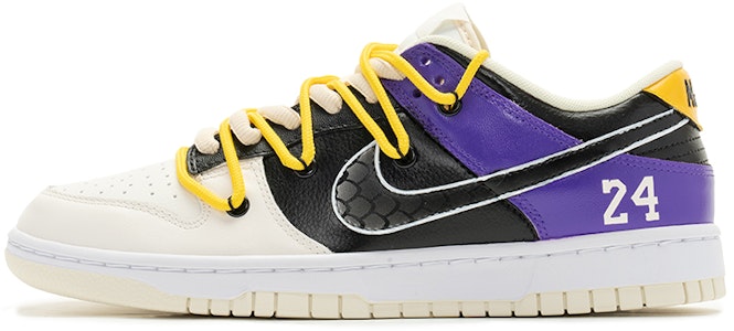 【定製球鞋】 Nike Dunk Low 紫金湖人 24 野鶴製造 紫金湖人 24 漸變 曼巴蛇紋 解構雙鞋帶 鴛鴦配色 休閒 低幫 板鞋 男款 紫金 Buy 【定製球鞋】 Nike Dunk Low 紫金湖人 24 野鶴製造 紫金湖人 24 漸變 曼巴蛇紋 解構雙鞋帶 鴛鴦配色 休閒 低幫 板鞋 男款 紫金