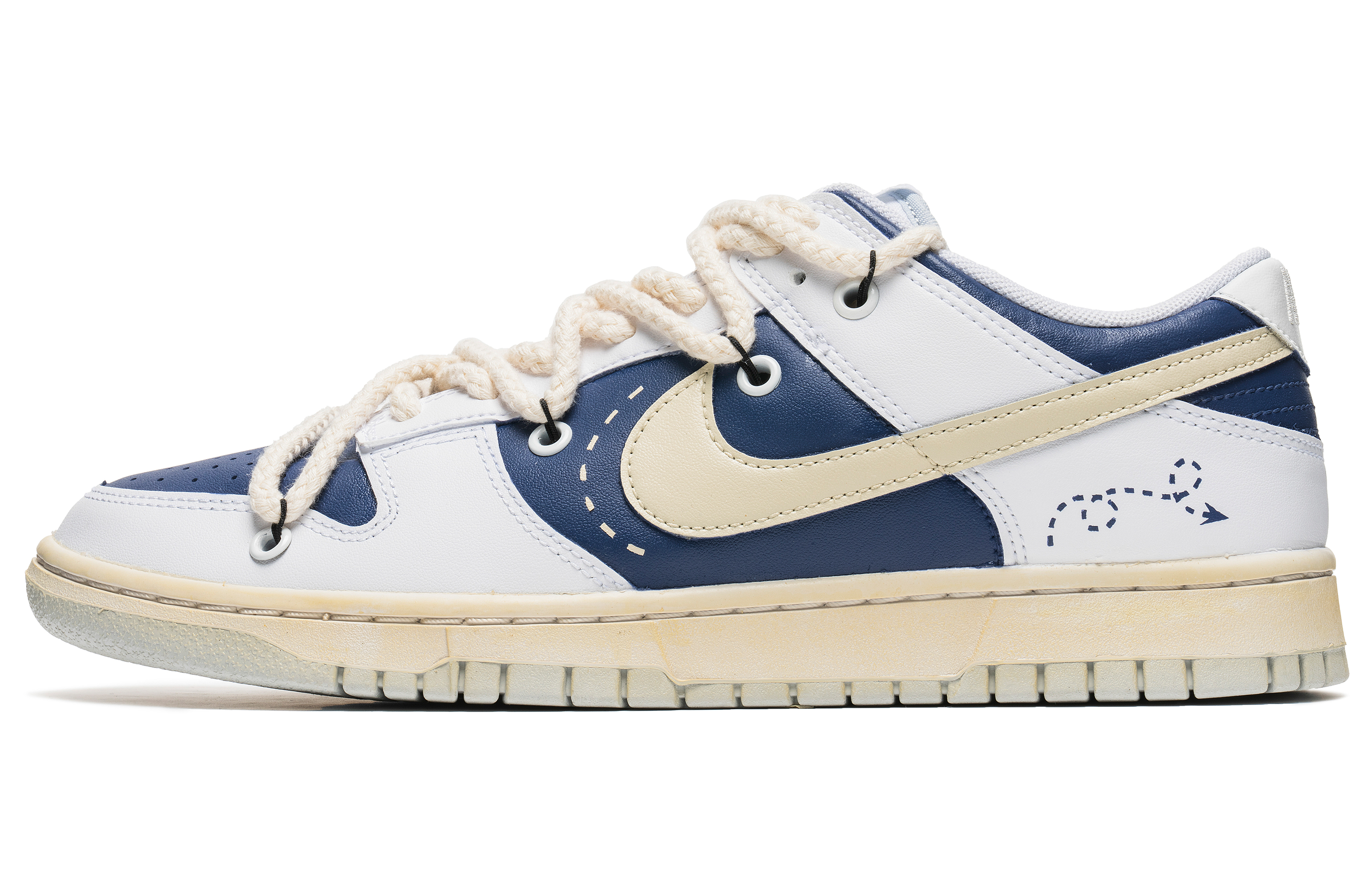 Buy [Sepatu Custom] Nike Dunk Low 'Lapis Blue Dopamine' DV0831-101(Team67-青金石)
