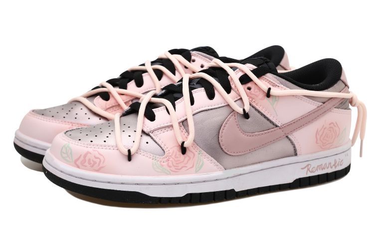 Lookbook カスタムシューズ：ナイキダンクロー 'レーザーパールローズガーデン' CW1590-100(Team拾玖-玫瑰花园S-BOX）