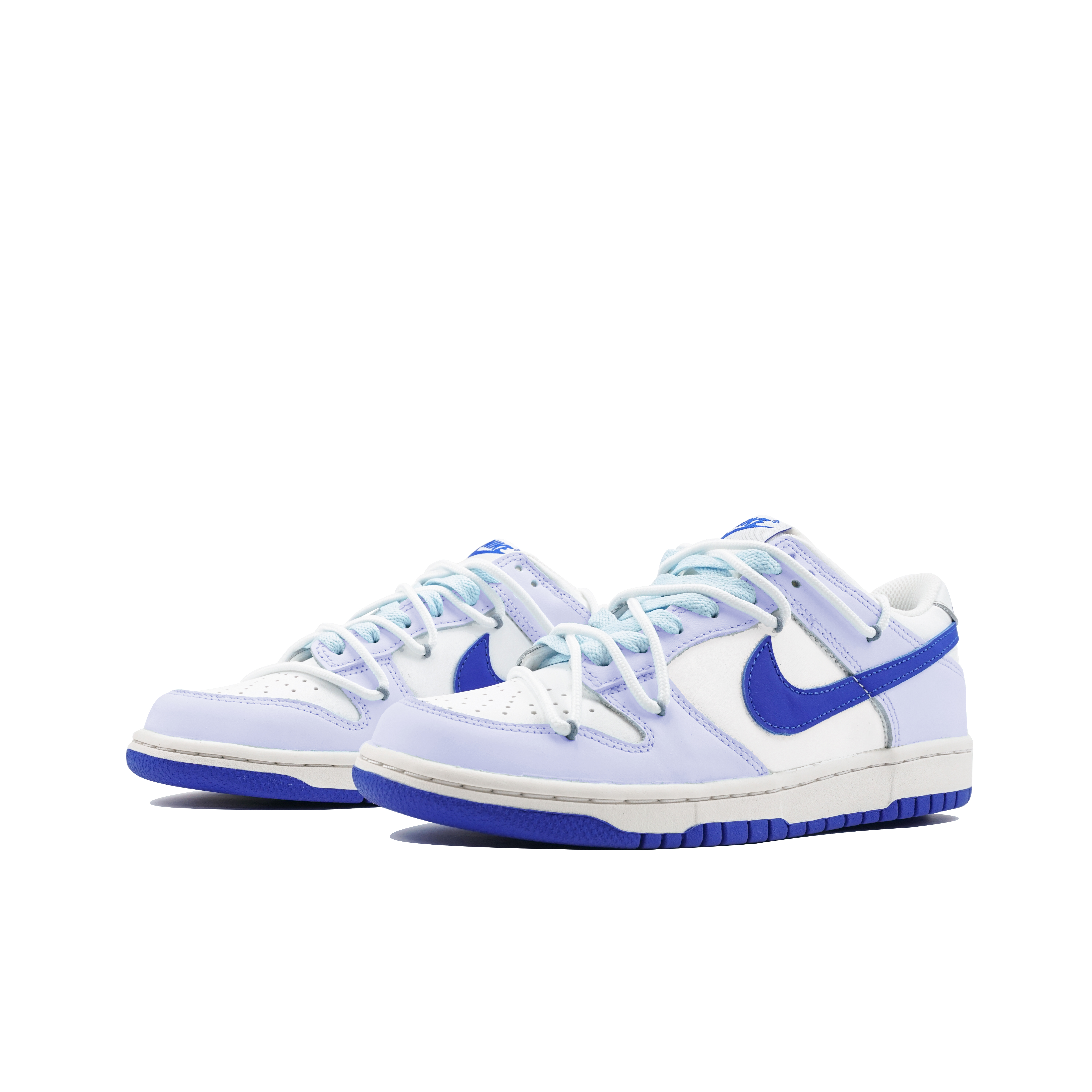 Lookbook 【客製球鞋】Nike Dunk Low 玖制 淺栀薰衣草 秋日回憶 少女感 小眾 禮袋 清新 低筒 板鞋 GS 白紫