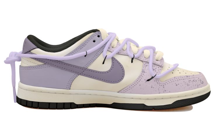 Order 나이키 덩크 로우 '라벤더 스플래터' (커스텀) CW1590-100(Team拾玖-梦幻薰衣草S-BOX）