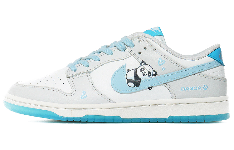 Buy [Nike Sepatu Kustom] Nike Dunk Low 'Lazy Panda' FN3433-141(Team10-慵懒大熊猫）
