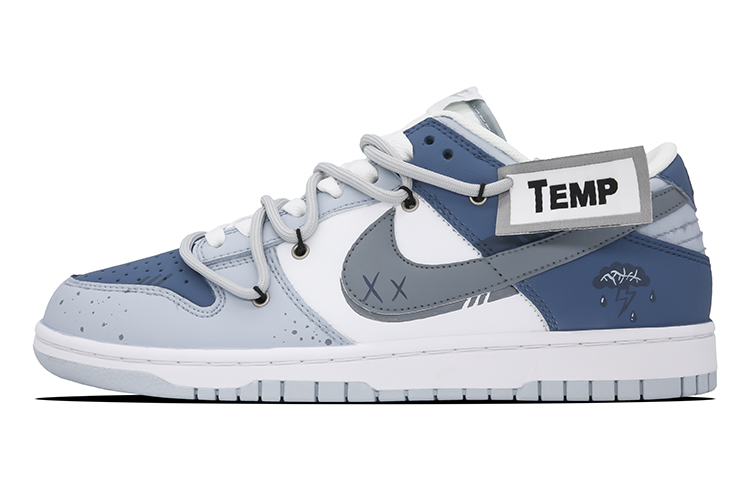 Buy [Kasut Custom] Nike Dunk Low 'Lazy Weekend Biru Kelabu Putih' DH9765-102(Team73-慵懒周末女款)