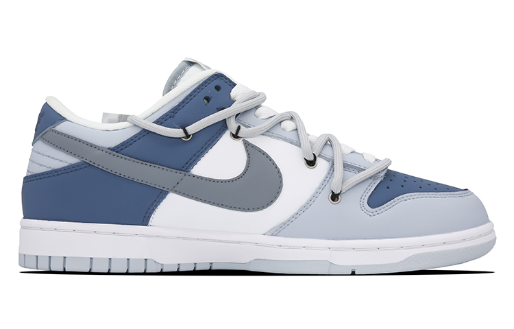 Order [Kasut Custom] Nike Dunk Low 'Lazy Weekend Biru Kelabu Putih' DH9765-102(Team73-慵懒周末女款)
