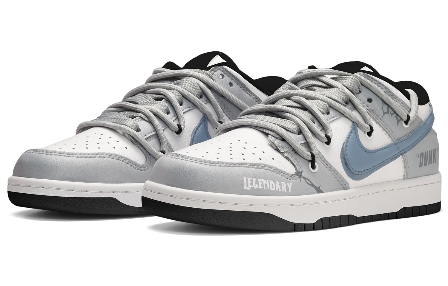 Lookbook ナイキ ダンク LOW "レジェンドソーンズ" (Nike Dunk LOW "Legend Thorns") DD1391-100(TeamE-男款游戏荆棘灰蓝)