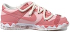 Order ナイキ ダンク ロー "レターロープ ピンク" (カスタム) DH9765-100(Team拾玖-粉扣绑带女S-BOX)