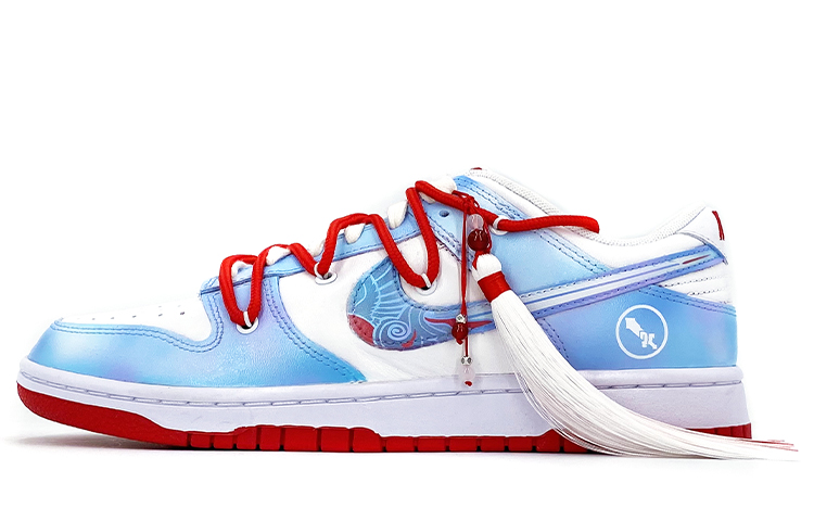 [Custom Shoes] Nike Dunk Low 'Li Bai Phoenix Quest - Blue White'