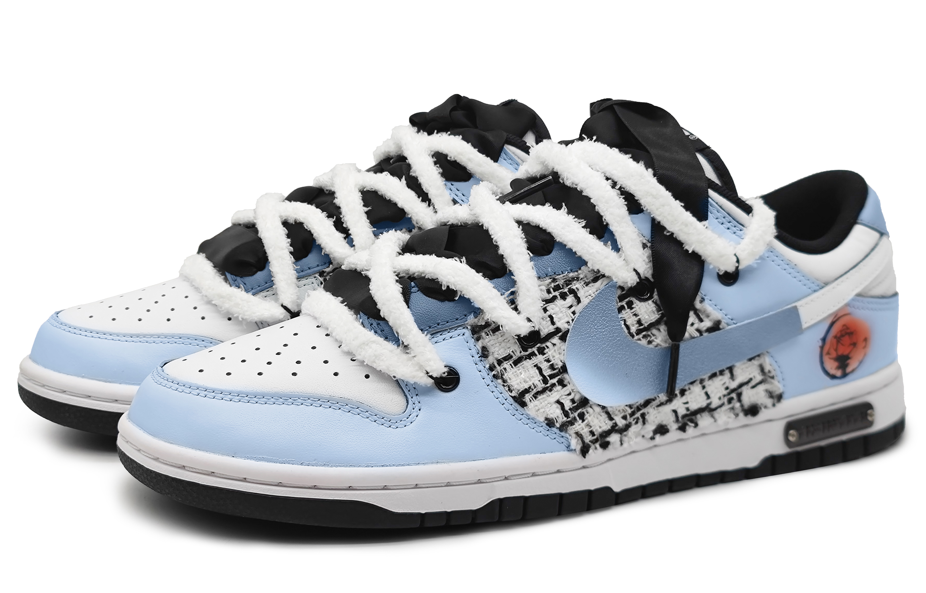 Shop [定制鞋] 耐克低帮Dunk '浅蓝晓湘风' DD1391-100(Team16-眷恋浅蓝礼BX)