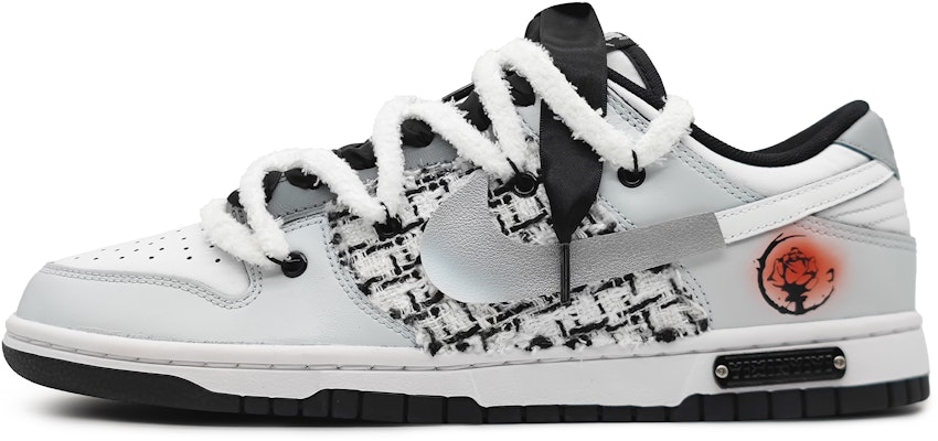 【客製球鞋】Nike Dunk 壹心製造 一心一意 眷戀 小香風 解構雙鞋帶 520專屬鞋盒 低筒 滑板鞋 男款 淺灰 Order 【客製球鞋】Nike Dunk 壹心製造 一心一意 眷戀 小香風 解構雙鞋帶 520專屬鞋盒 低筒 滑板鞋 男款 淺灰