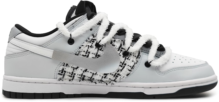 【客製球鞋】Nike Dunk 壹心製造 一心一意 眷戀 小香風 解構雙鞋帶 520專屬鞋盒 低筒 滑板鞋 男款 淺灰 Lookbook 【客製球鞋】Nike Dunk 壹心製造 一心一意 眷戀 小香風 解構雙鞋帶 520專屬鞋盒 低筒 滑板鞋 男款 淺灰