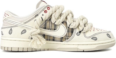 ナイキ ダンク ロー "ペイズリー ロープ" (カスタム) DV0834-100(Team-45白帆腰果花) Order ナイキ ダンク ロー "ペイズリー ロープ" (カスタム) DV0834-100(Team-45白帆腰果花)