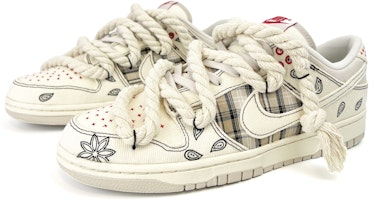 ナイキ ダンク ロー "ペイズリー ロープ" (カスタム) DV0834-100(Team-45白帆腰果花) Lookbook ナイキ ダンク ロー "ペイズリー ロープ" (カスタム) DV0834-100(Team-45白帆腰果花)