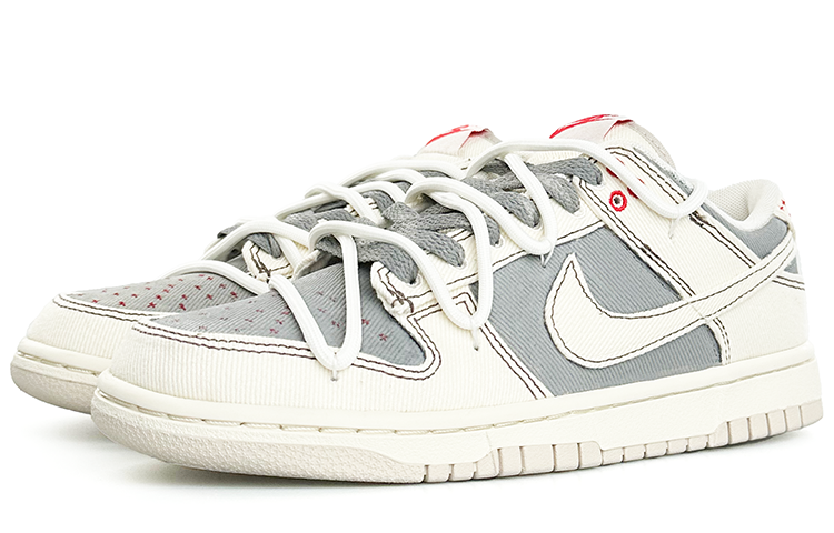 Lookbook 【定制球鞋】Nike Dunk Low 淡礫褐色 牛仔 解構板鞋 低幫 板鞋 男女同款 米灰