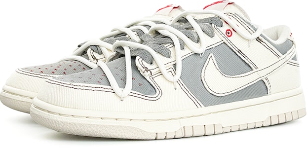 【定制球鞋】Nike Dunk Low 淡礫褐色 牛仔 解構板鞋 低幫 板鞋 男女同款 米灰 Lookbook 【定制球鞋】Nike Dunk Low 淡礫褐色 牛仔 解構板鞋 低幫 板鞋 男女同款 米灰