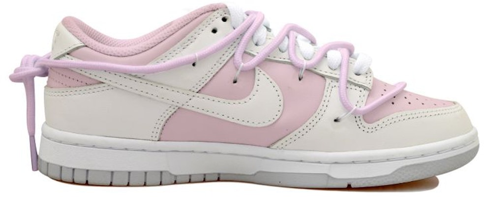 【カスタムシューズ】ナイキ ダンク ロー 'ライトイエロー-ピンク 解体紐' FD1232-002(Team拾玖-米黄双叉粉S-BOX) Order 【カスタムシューズ】ナイキ ダンク ロー 'ライトイエロー-ピンク 解体紐' FD1232-002(Team拾玖-米黄双叉粉S-BOX)