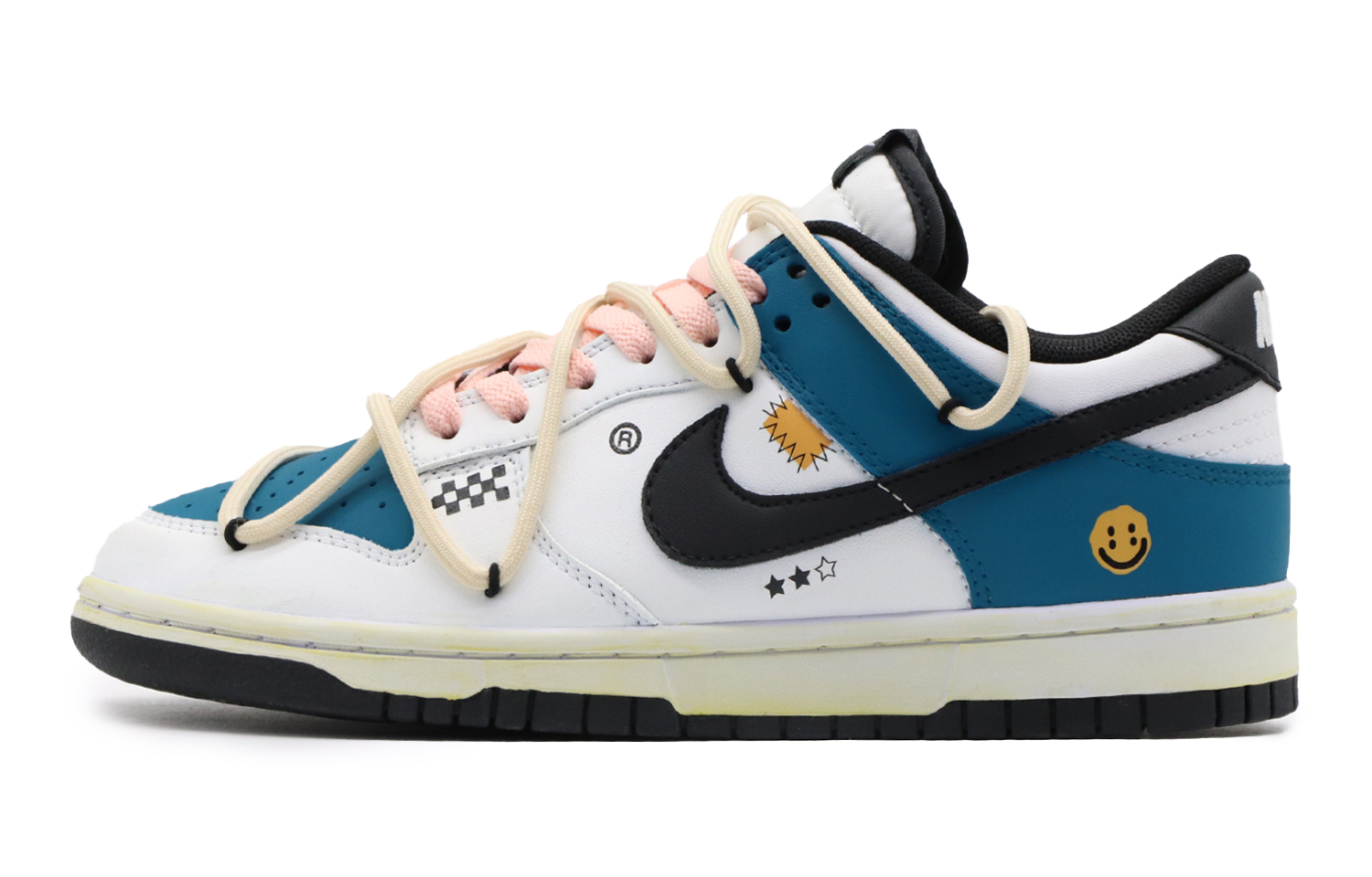 Order 【カスタムシューズ】Nike Dunk Low「ライトニングブルーサマー」 CW1590-100(Team57-女款竞速)