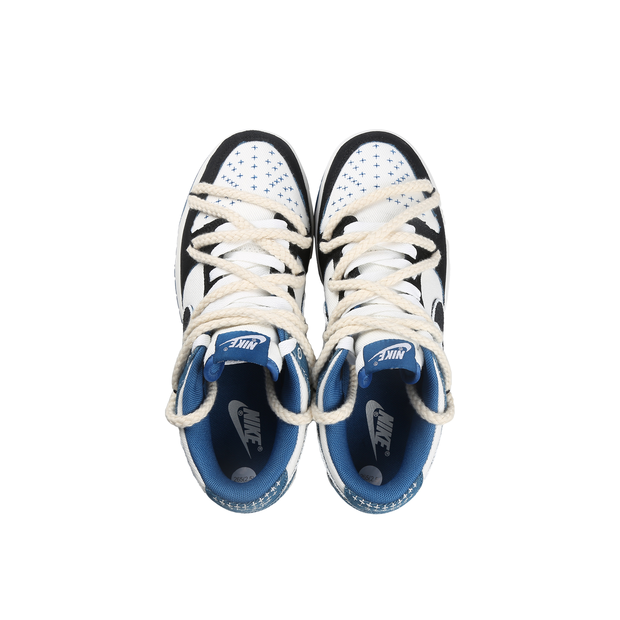 Shop [Kasut Custom] Nike Dunk Low 'Lightning Cowboy' DV0834-101(Team81-男款闪电)