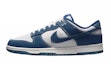 Sizing 【訂製球鞋】Nike Dunk Low 閃電牛仔 戶外穿搭 高街風 小眾高級 麻繩解構 低幫 板鞋 男女同款 黑白藍