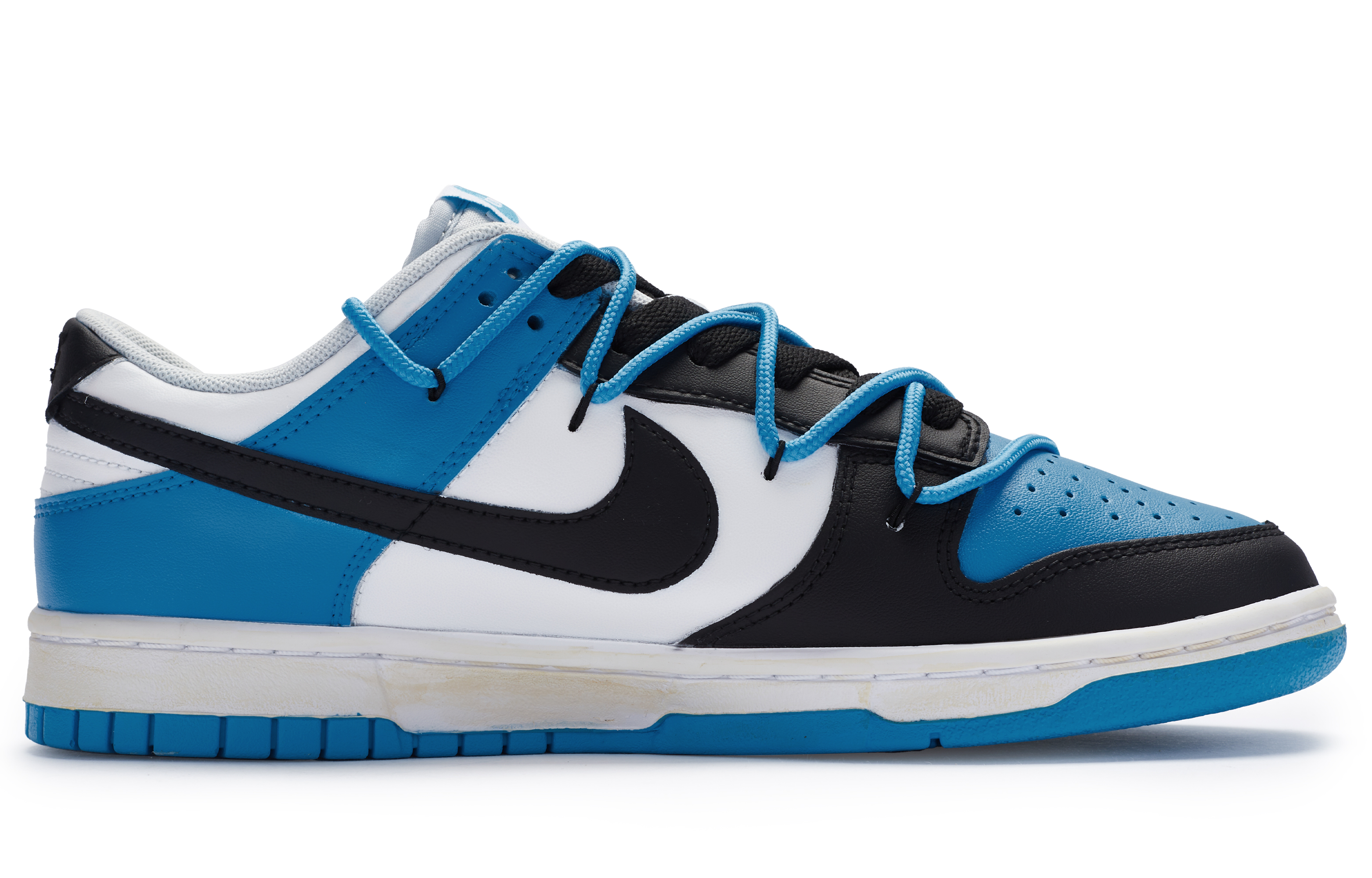 Order Nike Dunk Low "Rayo" Bordado Industrial DV0831-001(Team80-男款闪电循环黑蓝)