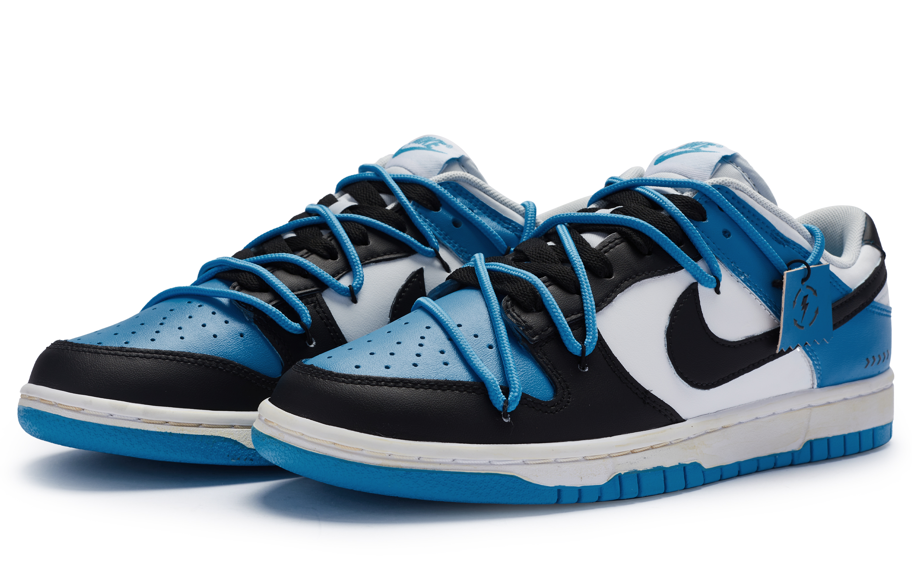 Lookbook Nike Dunk Low "Rayo" Bordado Industrial DV0831-001(Team80-男款闪电循环黑蓝)