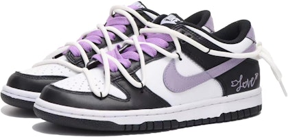 ナイキ ダンク ロー "ライラックブラック グラフィティ" (カスタム) CW1590-100(Team32-女款丁香少女) Lookbook ナイキ ダンク ロー "ライラックブラック グラフィティ" (カスタム) CW1590-100(Team32-女款丁香少女)