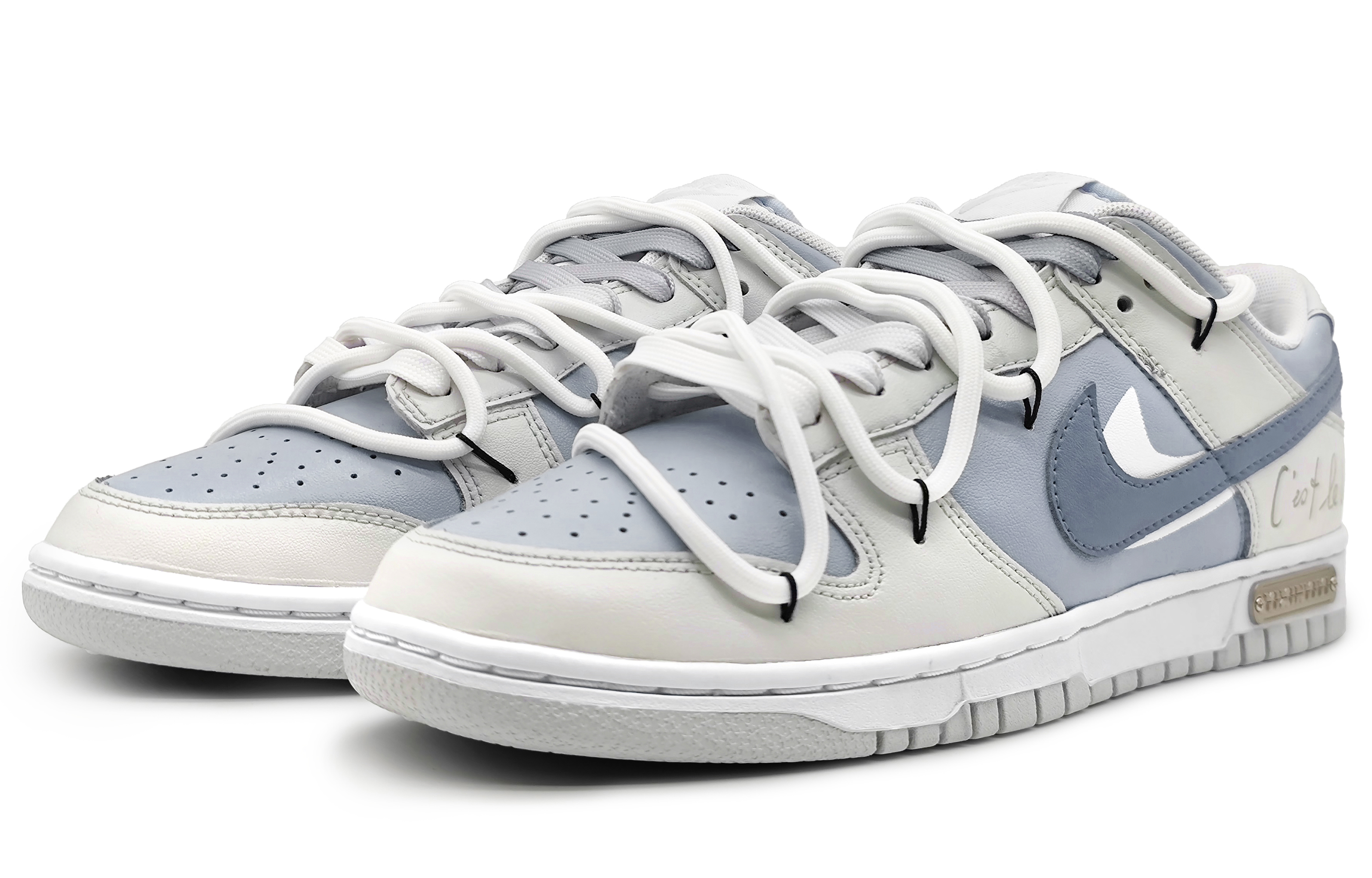 Lookbook [Zapatillas Personalizadas] Nike Dunk Low 'Vainilla Lila Boba' DV0831-101(Team16-男款芋泥啵啵解构)