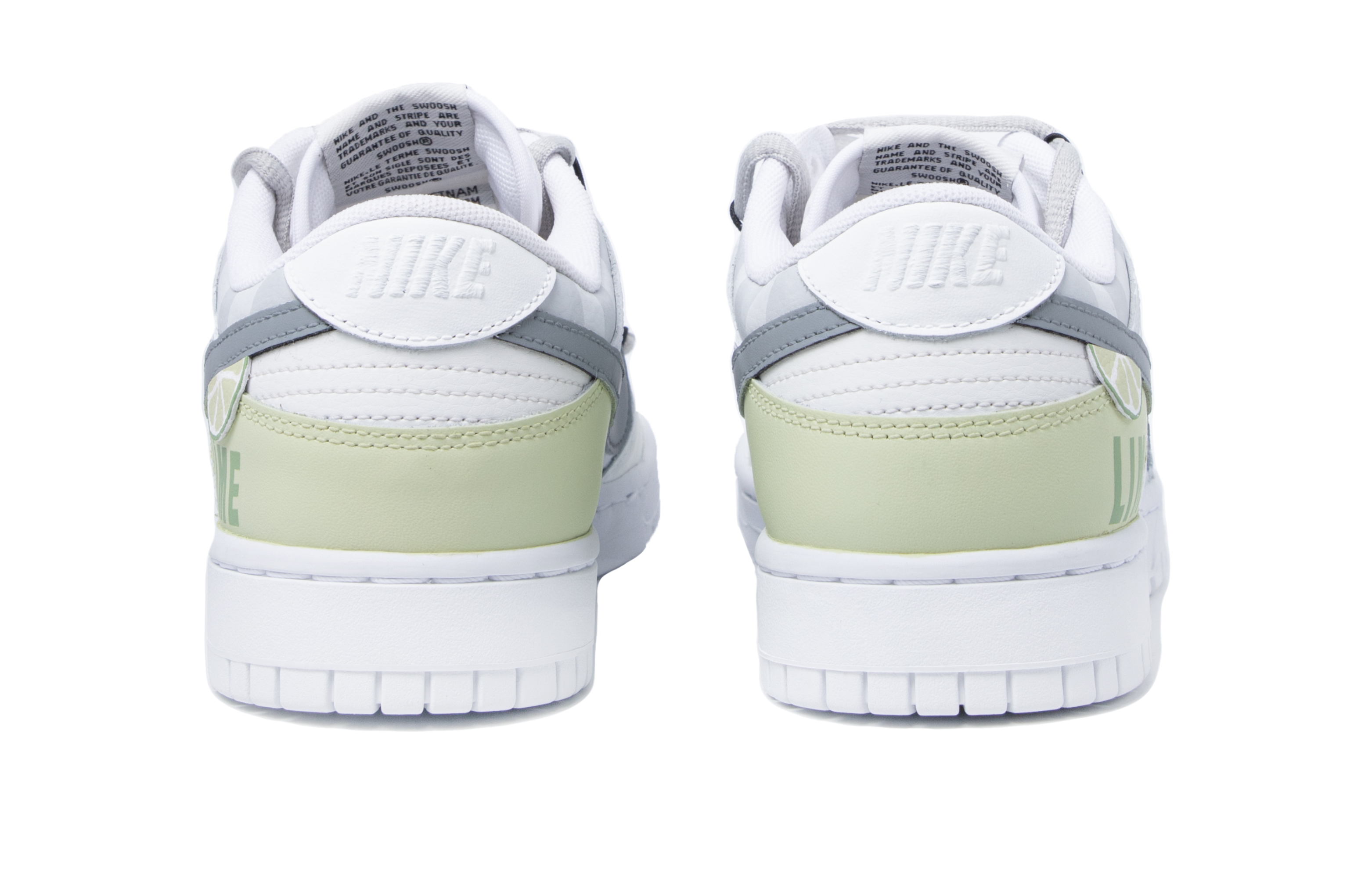 Shop [Sepatu Kustom] Nike Dunk Low 'Lime Spring Deconstructed' DJ6188-101(TeamM-男款青柠春日序S-BOX)